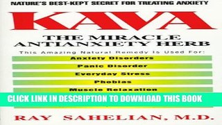 Collection Book Kava: The Miracle Antianxiety Herb