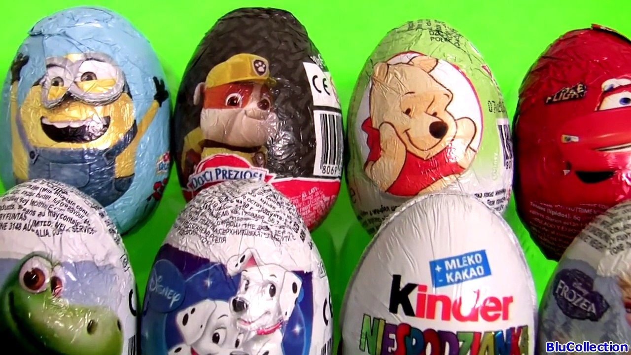 TOYS SURPRISE Paw Patrol CARS TOONS Dinosaur Arlo Kinder Disney Frozen Elsa Anna POOH 101 Dalmatians