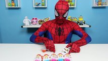 SPIDER MAN Kinder Joy Surprise Eggs Unwrapping Superheroes In Real Life Surprise Toys!
