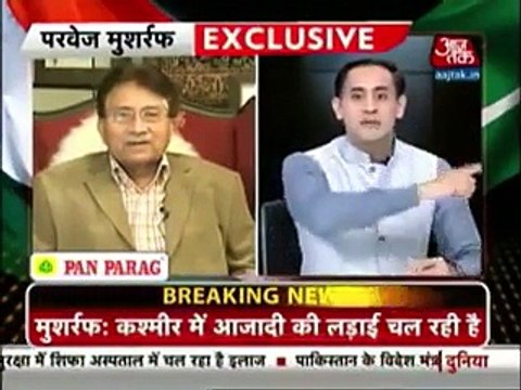 PERVEZ MUSHARRAF Mouth Breaking Reply To Indian Anchor During Interview