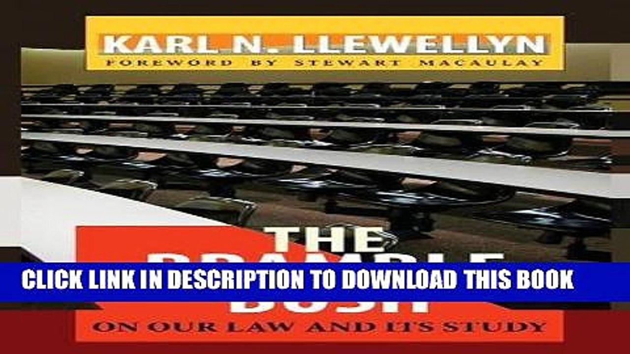[PDF] The Bramble Bush: On Our Law and Its Study [Online Books]