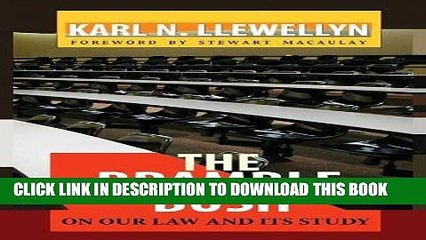 [PDF] The Bramble Bush: On Our Law and Its Study [Full Ebook]