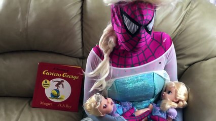 Pregnant Pink Spidergirl Frozen Elsa Ultrasound Of Bad Baby Twin Frozen Elsa! - Funny Superheroes-wV_JoZGV7Xs part 1