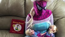 Pregnant Pink Spidergirl Frozen Elsa Ultrasound Of Bad Baby Twin Frozen Elsa! - Funny Superheroes-wV_JoZGV7Xs part 1