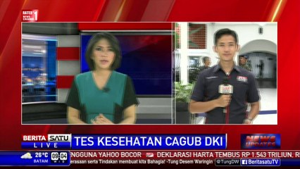 Cagub-Cawagub DKI Tes Kesehatan Jantung