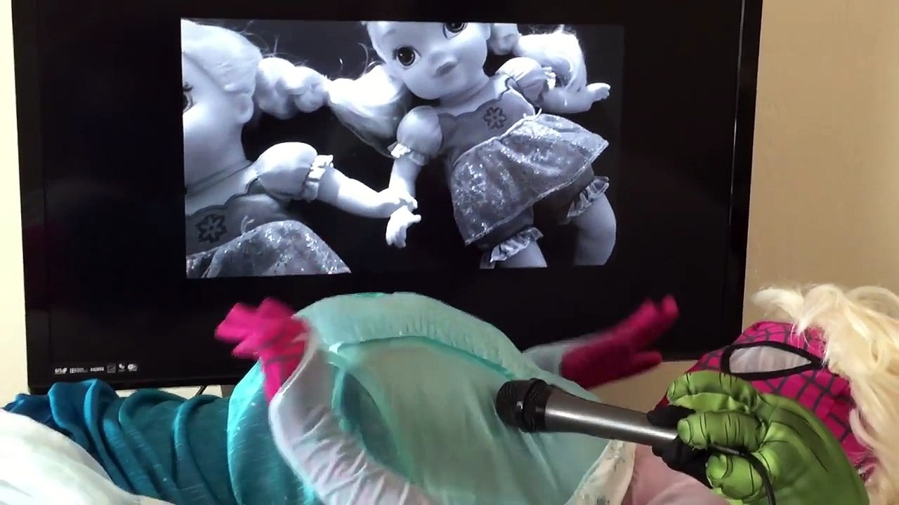 Pregnant Pink Spidergirl Frozen Elsa Ultrasound Of Bad Baby Twin Frozen Elsa! - Funny Superheroes-wV_JoZGV7Xs part 3