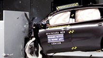 2014 Acura MDX small overlap IIHS crash test