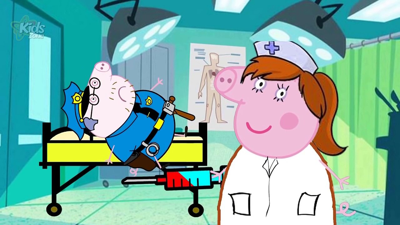 ✓ Peppa Pig Gangster vs Police Monster Trucks Crashes | New and Full English Episodes 2016 Non Stop