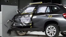2013 BMW X1 small overlap IIHS crash test
