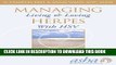 [PDF] Managing Herpes: Living   Loving with HSV Full Collection