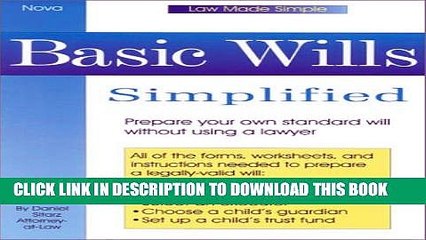 [PDF] Basic Wills Simplified (Law Made Simple) [Online Books]