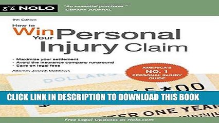 [PDF] How to Win Your Personal Injury Claim [Online Books]