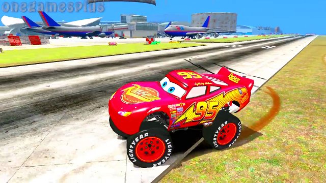 Disney PIXAR cars FLO & Monster Lightning McQueen Frozen Anna & Toy story Woody Nursery Rhymes