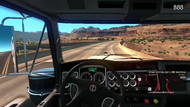 American Truk Simulator Dairy #23 Holbrook To Yuma Used Packaging Transport