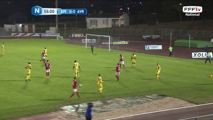 Belle action qui amène un corner pour les avranchinais