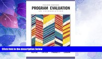 Big Deals  Program Evaluation: An Introduction (Research, Statistics,   Program Evaluation)  Free