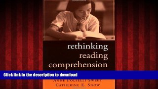 FAVORIT BOOK Rethinking Reading Comprehension (Solving Problems in the Teaching of Literacy