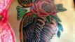 Modèle de tatouage d'ailes d'anges