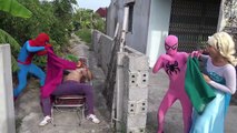 Spiderman vs Joker Boxing Dance Frozen elsa vs Pinks SpiderGirl Pranks Fun superheroes-9SRDgHyQ3Jo part 10