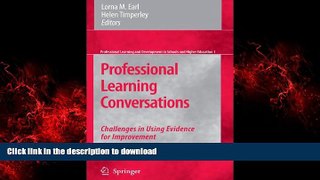 FAVORIT BOOK Professional Learning Conversations: Challenges in Using Evidence for Improvement