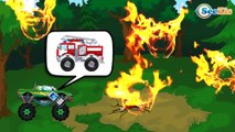 The Police Car & Fire Truck - City Heroes  - Videos For Children | Cartoons for kids