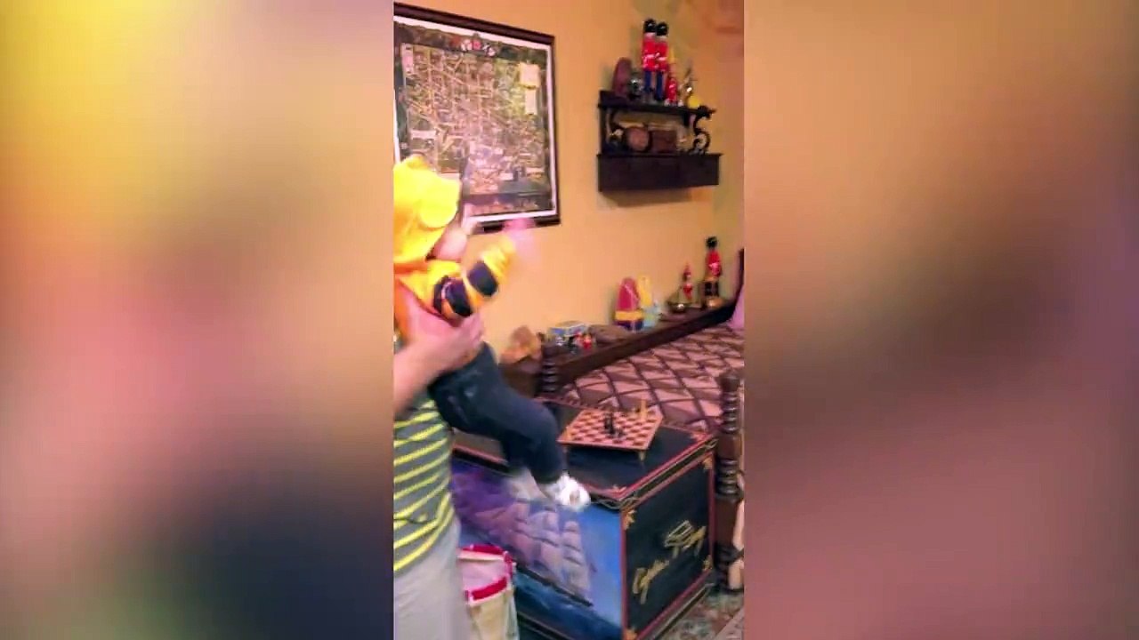 Cute Kid Meets Tigger And Pooh