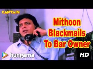 Mithoon Blackmails To Bar Owner | Mithun Chakraborty | Simran | Mohan Joshi