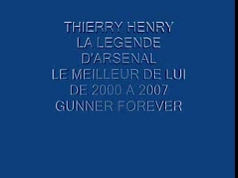 THIERRY HENRY LEGEND