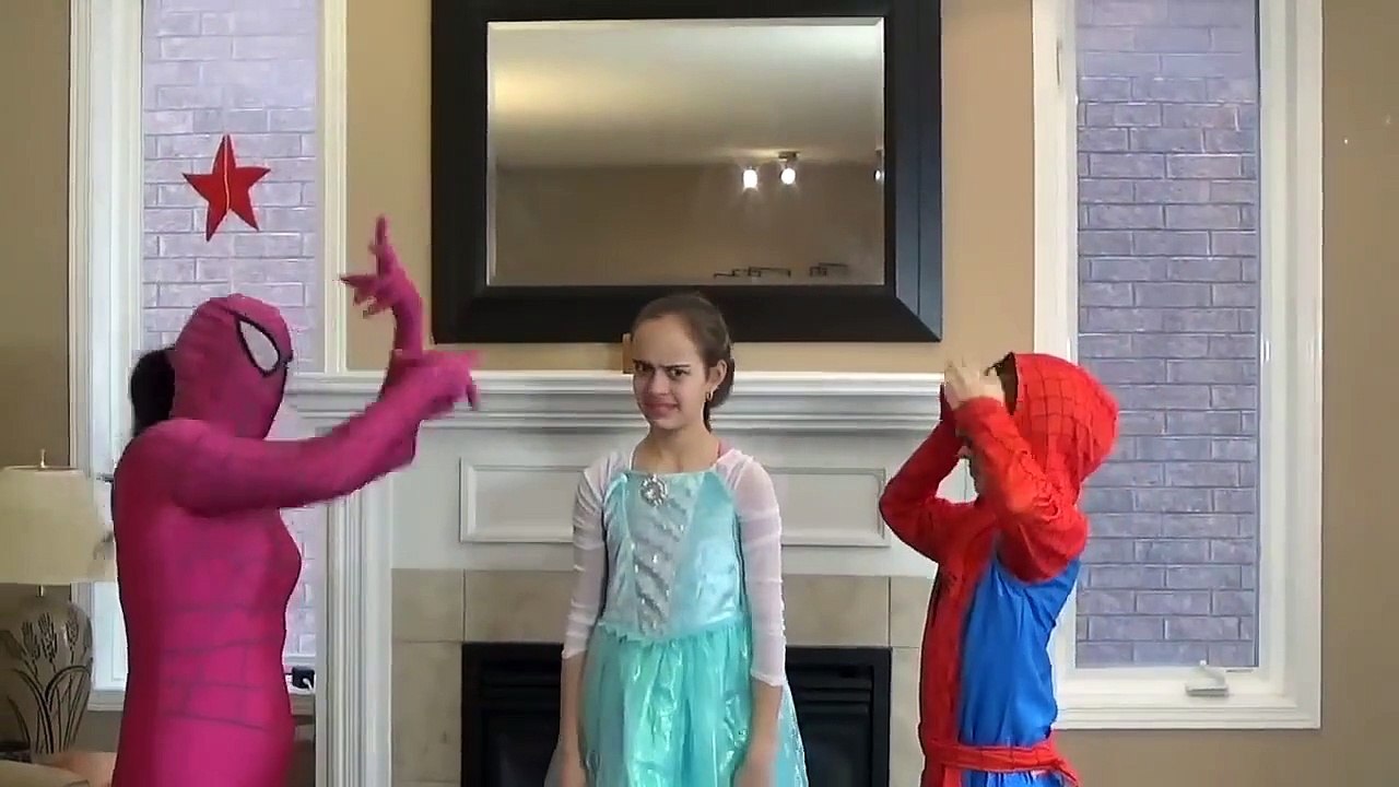 THE MASK VS PREGNANT PINK SPIDERGIRL VS VENOM BABY W_ SPIDERMAN FUNNY REAL IN LIFE part 8
