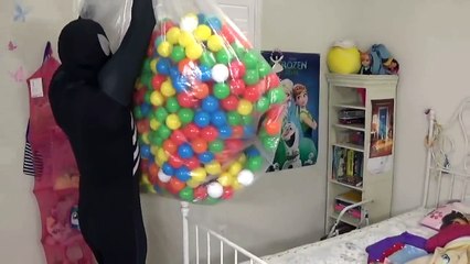 THE MASK VS PREGNANT PINK SPIDERGIRL VS VENOM BABY W_ SPIDERMAN FUNNY REAL IN LIFE part 9