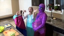SuperHeroes ForReal Compilations Pregnant Pink SpiderGirl Spiderman Frozen Elsa Maleficent Prank-part 1