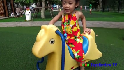 Baby playing the ball - Baby playing slide - Baby outing park 6