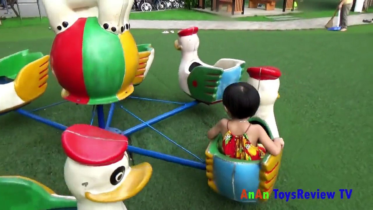 Baby playing the ball - Baby playing slide - Baby outing park 8