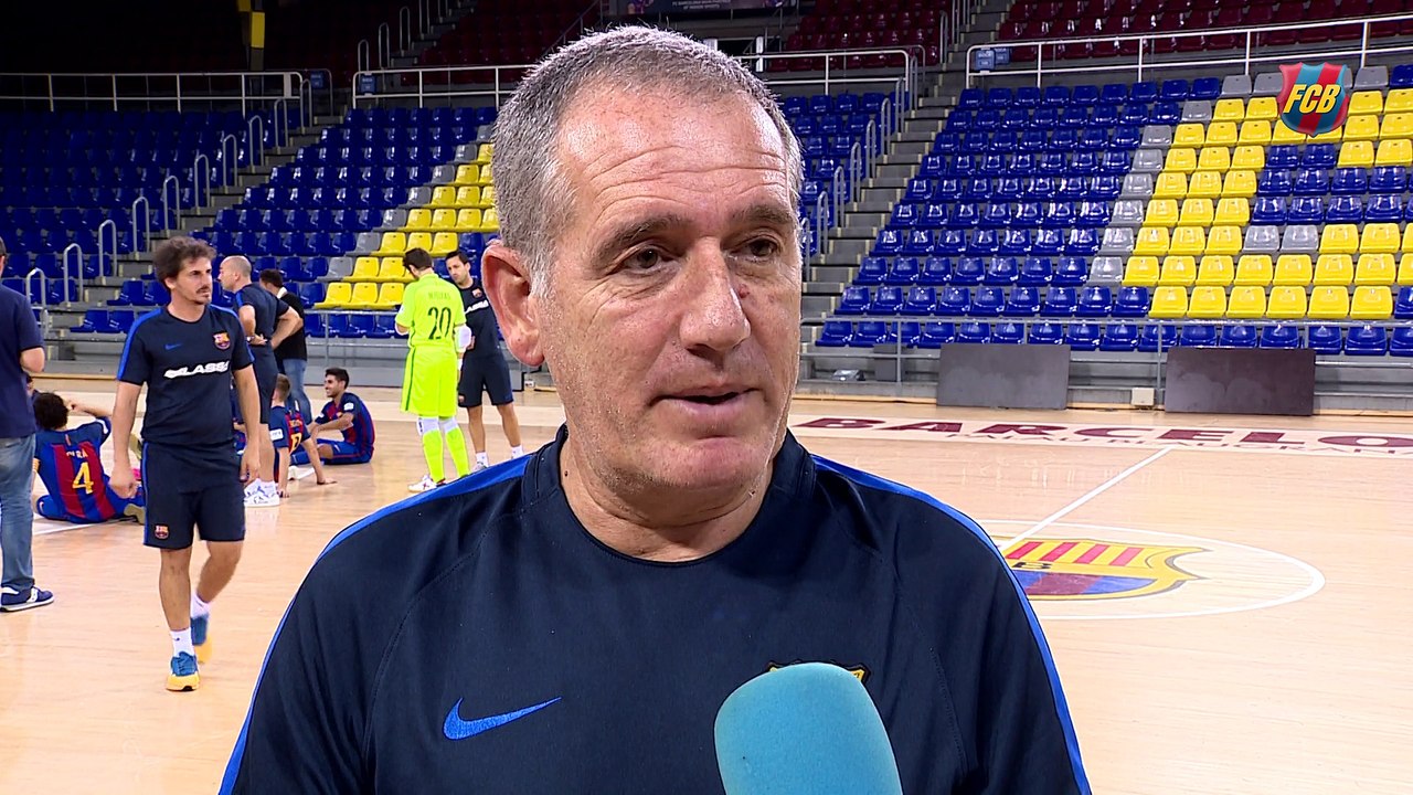 FCB Futsal: Andreu Plaza i Adolfo Fernández valoren la victòria davant Llevant UD DM