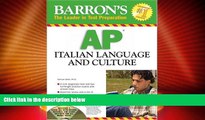 Big Deals  Barron s AP Italian Language and Culture: with Audio CDs  Free Full Read Most Wanted