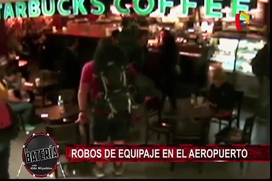 Captan robos de equipaje en el aeropuerto Jorge Chávez