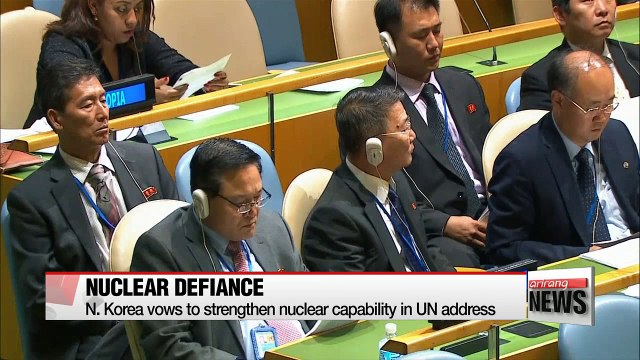 N. Korea vows to strengthen nuclear capability in UN address