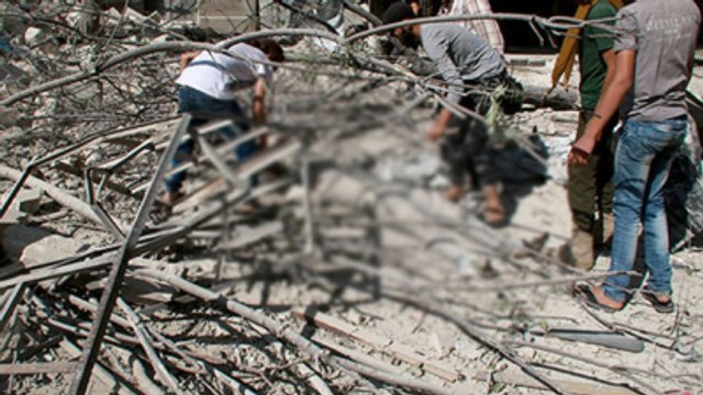 Halep'teki Hava Saldırılarında Ölen Sivil Sayısı 86'ya Yükseldi