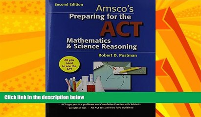 Big Deals  Preparing for the ACT Mathematics   Science Reasoning - Student Edition  Best Seller