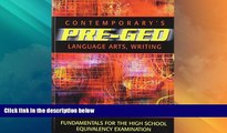 Big Deals  Contemporary s Pre-Ged Language Arts, Writing (Pre-GED Satellite Book)  Best Seller