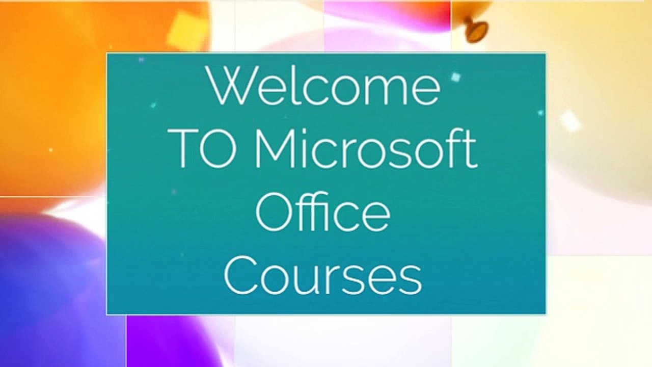 Excel Courses Online