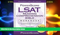 Big Deals  The PowerScore LSAT Reading Comprehension Bible Workbook  Best Seller Books Most Wanted