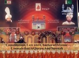 His Excellency Sahibzada Sultan Ahmad Ali Sb speaking about constitution, law and charter of islamic Ummah