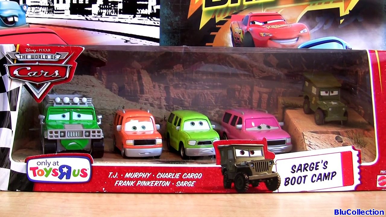 5-Pack Sarges Boot Camp Disney Cars Review Pixar Exclusive Diecast Deluxe Toys Sarge From ToysRus
