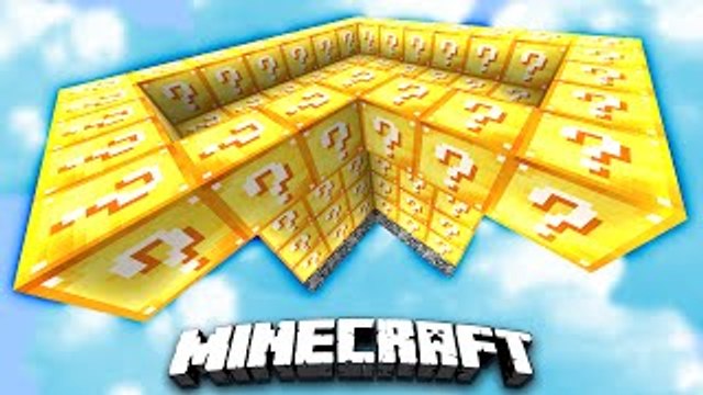 FUNNY LUCKY BLOCK SKYBLOCK WARRIORS! - Minecraft Mods