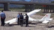 Antalya İki Kişilik Uçak Zorunlu İniş Yaptı