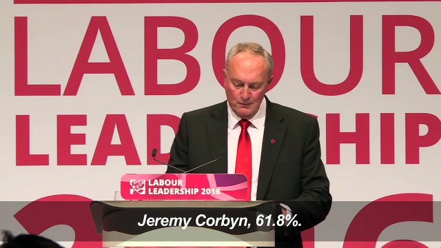 Corbyn re-elected leader of UK's opposition Labour