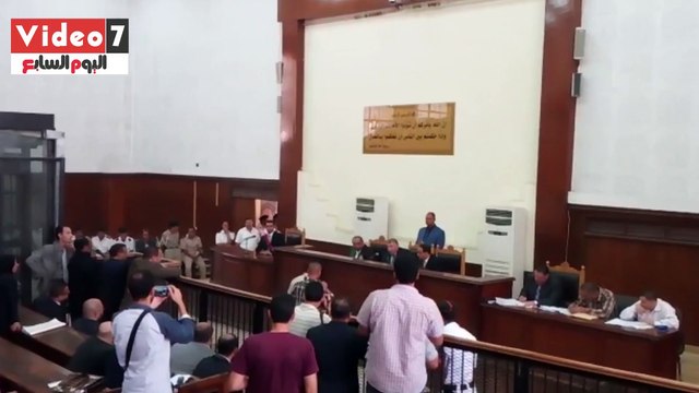 بالفيديو.. بدء نظر محاكمة 68 متهما بأحداث اقتحام قسم حلوان