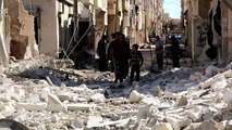 Intense strikes hit rebel-held districts of Aleppo