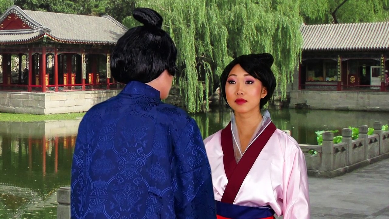 Hans Is Elsas Slave and Mulan Visits Frozen Elsas Castle featuring Disney Princesses In Real Life.